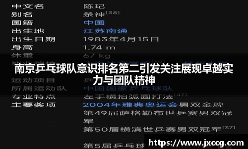 南京乒乓球队意识排名第二引发关注展现卓越实力与团队精神