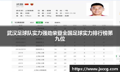 武汉足球队实力强劲荣登全国足球实力排行榜第九位