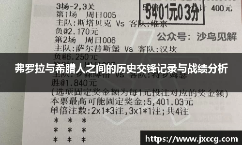 弗罗拉与希腊人之间的历史交锋记录与战绩分析